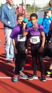 Onze balwerpers Jaimie en Tristan