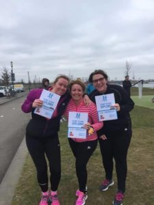 Start-to-Run deelneemsters met hun diploma