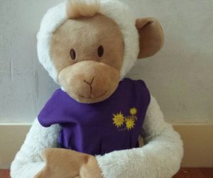 De Trackstars-mascotte